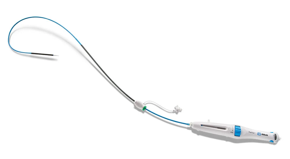 Official image of the Navitor valve with the FlexNav delivery system